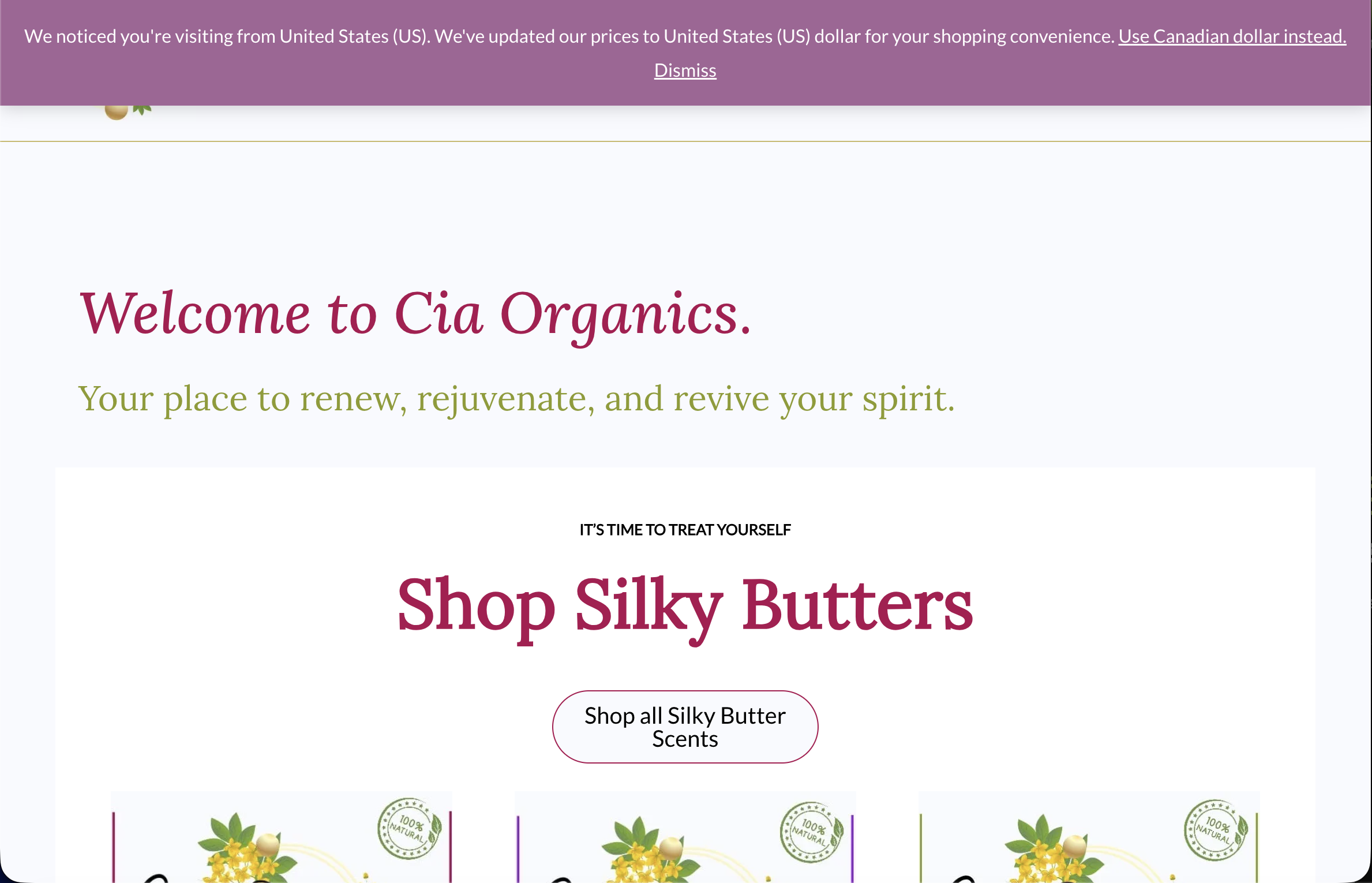 CIA Organics project screenshot